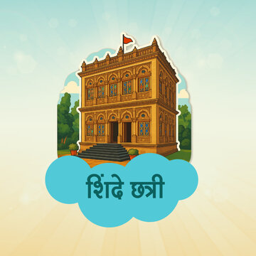 Shinde Chhatri monument in Pune &ndash; honoring Maratha warrior Mahadji Shinde, set in a stunning temple-like structure.