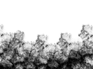 Gray Fog or smoke isolated transparent background. PNG smoke background 