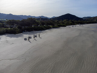 beach in the morning