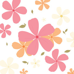 seamless pattern with flowers