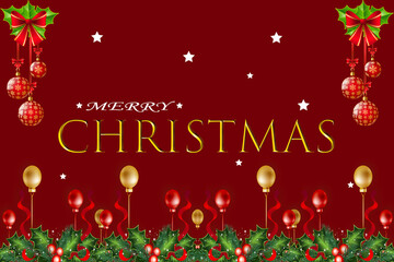 Christmas winter background. Holiday with christmas red background. Happy new year 2026