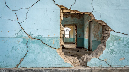 old wall and window