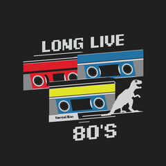 Music typography. t shirt graphics. Print . Vectors