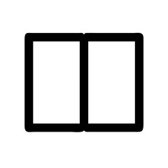 Book with x icon vector illustration