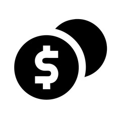 Alternative coins icon vector illustration