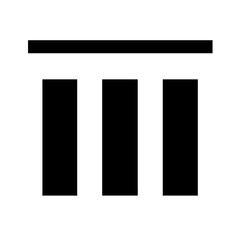 Columns layout icon vector illustration