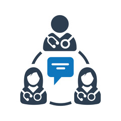 Doctor group chat icon