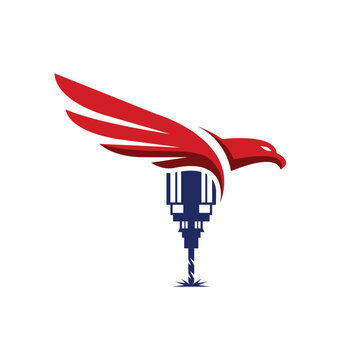 CNC milling abstract logo modern style