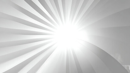 Abstract Light Burst with Gray Lines Background