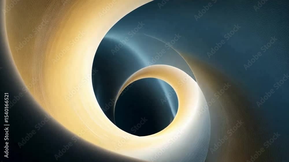 Poster Abstract Swirls: A mesmerizing display of fluid forms and gentle colors create an artistic visualization. The image exudes both energy and calm.