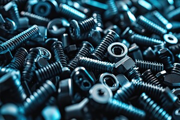 High Resolution Picture of Top View Mechanical Screws