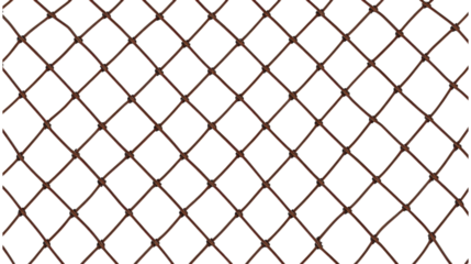 Rustic Brown Diamond Lattice Pattern