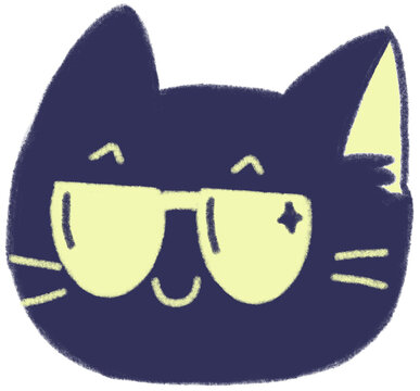 sunglass cat
