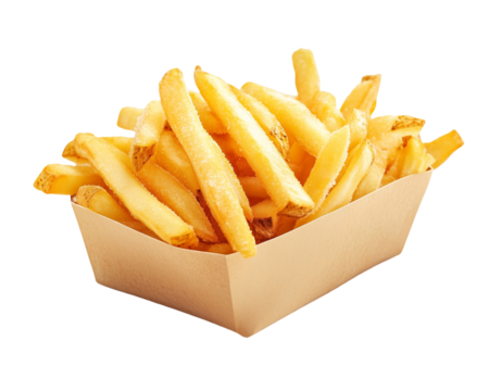 French fries in a container 