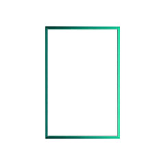 Modern Glossy Gradient Photo Frame Design