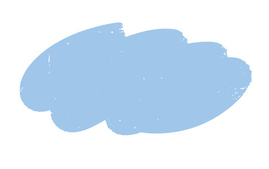 Sky Blue Paint Stroke