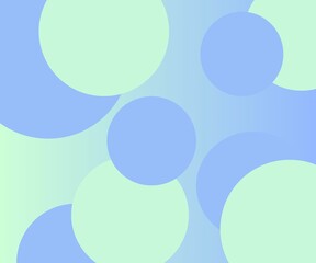 Light blue background, blue circles alternating with light blue circles.