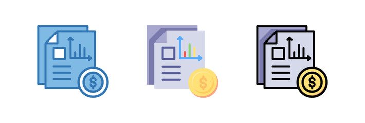 Financial Report Icon