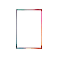 Modern Glossy Gradient Photo Frame