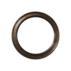 round frame isolated on white