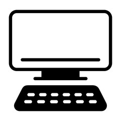Computer Vector Icon