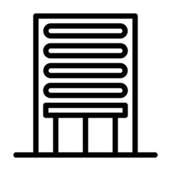 a collection of icons containing various office equipment and office activities such as CCTV, assignment papers, economic graphs, sales, and so on