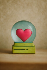 Valentine's Day Gift: Heart in a Sphere