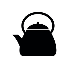 teapot with handle vector drawing