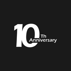 anniversary logo design, 10th anniversary, symbol, icon, party, logo design for 10th anniversary, vector, success, illustration, birthday, symbol, background, year, congratulation, greeting, invitatio