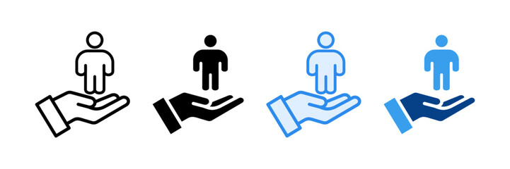 Childcare Icon Set Multiple Style Collection