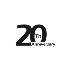 anniversary logo design, 20th anniversary, symbol, icon, party, logo design for 20th anniversary, vector, success, illustration, birthday, symbol, background, year, congratulation, greeting, invitatio