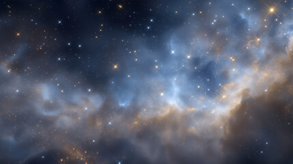 Fototapeta premium Colorful Space Galaxy Nebula Illuminated by Supernova Glow