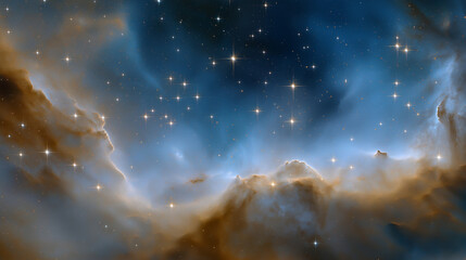 Fototapeta premium Colorful Space Galaxy with Nebula and Starry Night Background