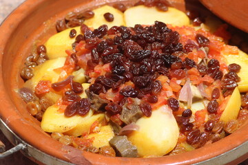 Fresh Moroccan Tajine Close Up
