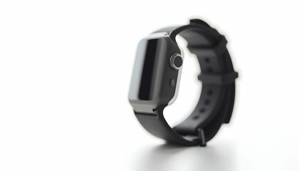Smart Watch on White Background for Technology and Accessory Concepts