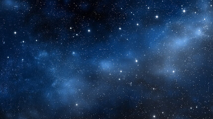 Naklejka premium Deep Outer Space with Starry Night Sky and Sparkling Stars