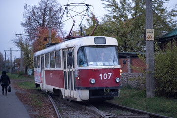 Naklejka premium Konotop tram