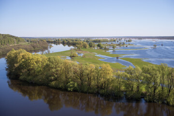 Fototapeta premium Desna River flood