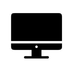 Monitor with remove icon vector illustration