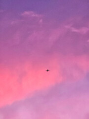 Purple sky