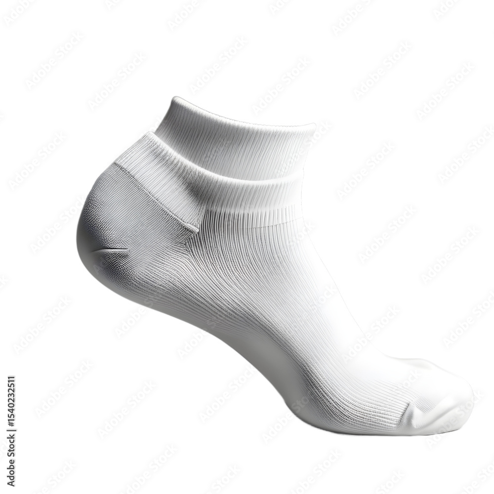 Poster a pair of low-cut ankle socks, isolated on a empty plain background