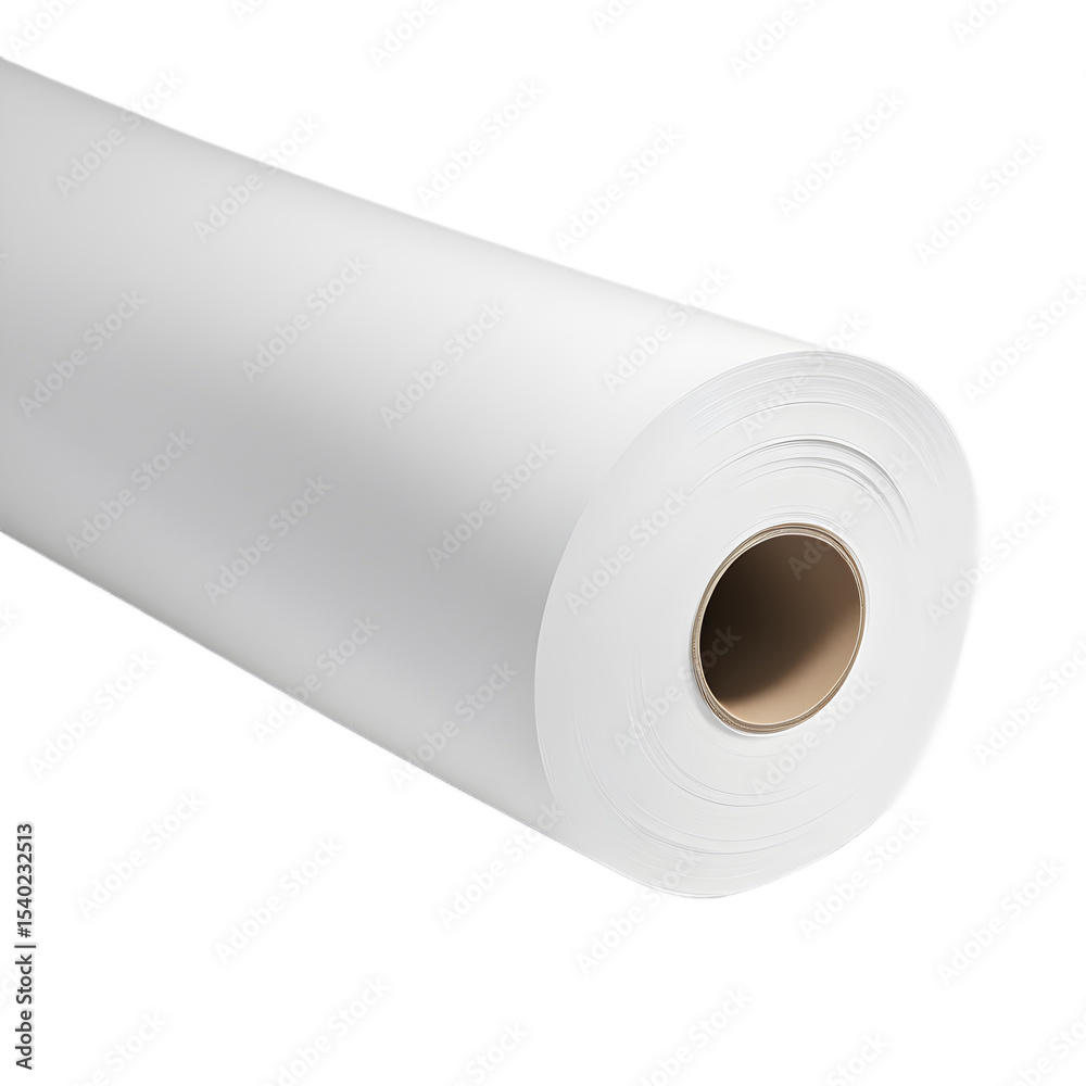 Poster a ream of a4 white printer paper, isolated on a empty plain background