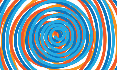 Colorful psychedelic spiral creating a mesmerizing optical illusion