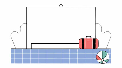 Summer Vacation at the Pool