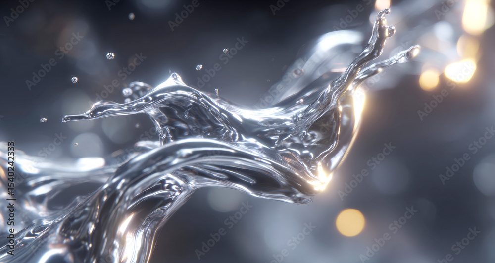 Poster Flexible alloys demonstrate remarkable shape memory effects as they transition between states, showcasing the unique qualities of liquid metal and its potential applications in technology and design.