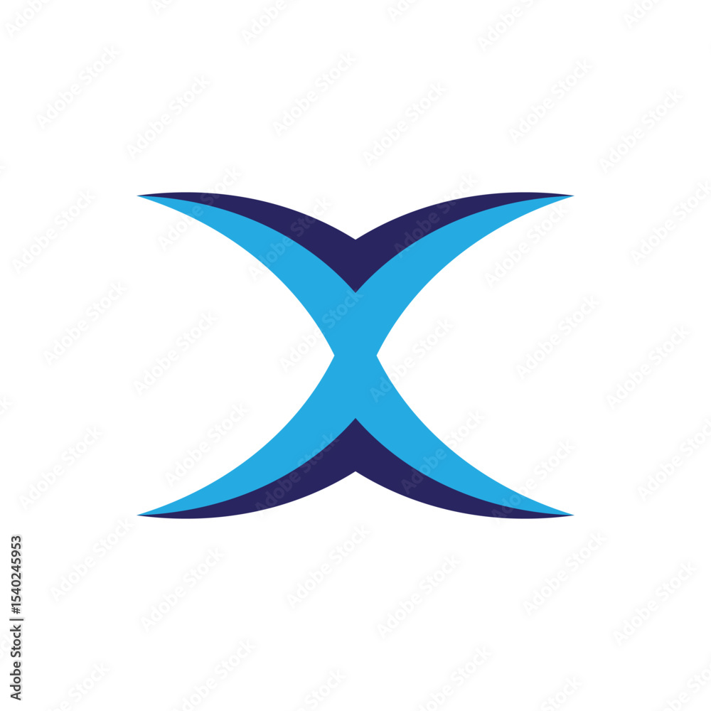 Fototapete tech style initial x design