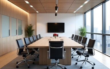 Modern conference room. High quality
