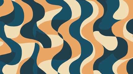 Abstract shapes interweave creating flowing lines on muted backdrop design element