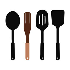 Set of kitchen utensils