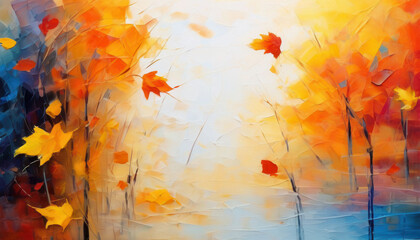 Beautiful abstract autumn background.